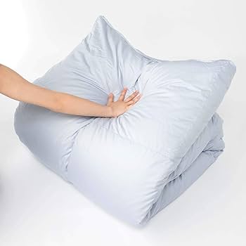 nishikawa 西川　プレミアム 羽毛布団 ブルー シングル ホワイトグース Amazon｜nishikawa 【 西川 】 プレミアム 羽毛布団 01.ブルー